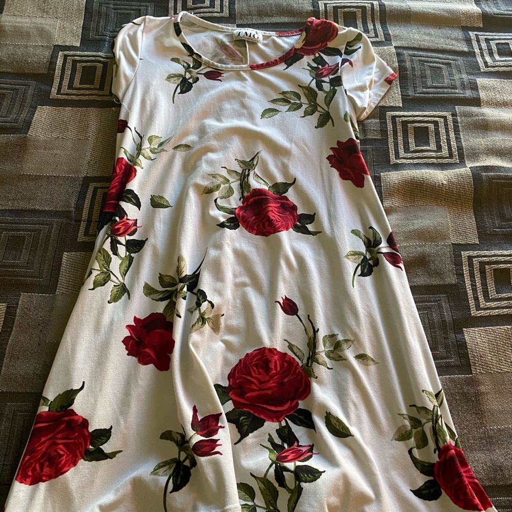 Floral print dress